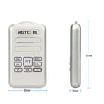 RETEVIS RT20 2W 400-470MHz 16 Kanäle Mini FM Radio Zwei-Wege-Handfunkgerät, RT20, US-Stecker, RT20, EU-Stecker