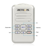 RETEVIS RT20 2W 400-470MHz 16 Kanäle Mini FM Radio Zwei-Wege-Handfunkgerät, RT20, US-Stecker, RT20, EU-Stecker