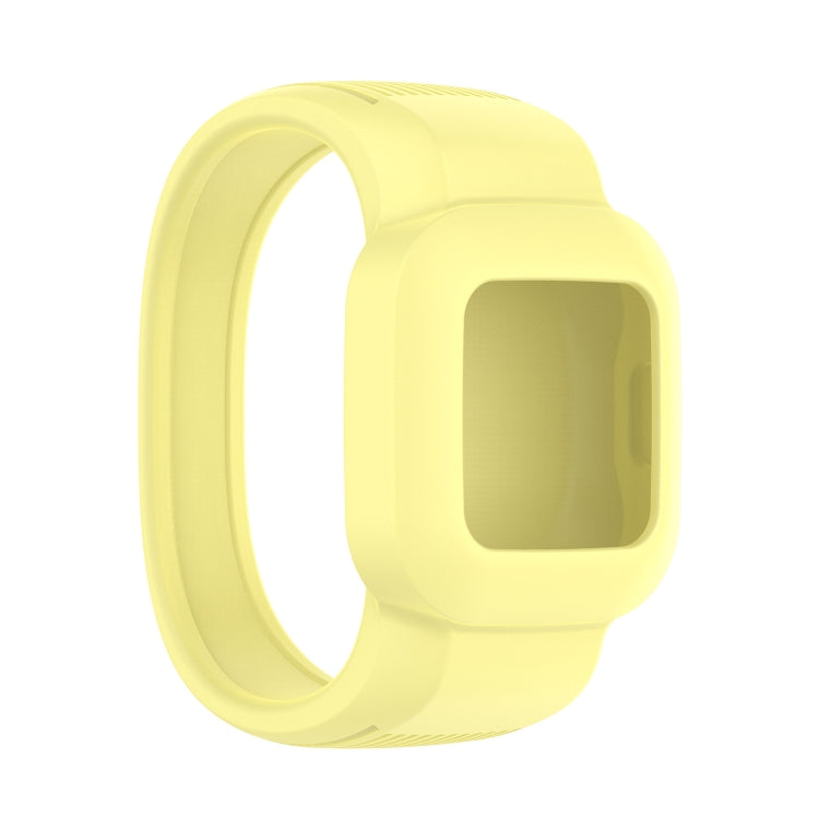 For Garmin Vivofit JR3 No Buckle Silicone Pure Color Replacement Watchband, S, L