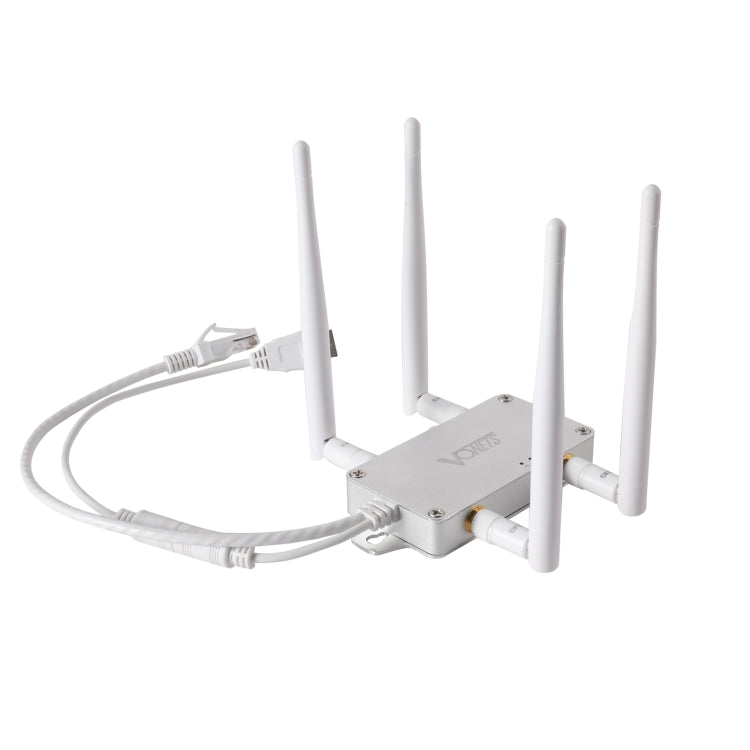 VONETS VBG1200 Dual-Band Wireless Router Repeater 300 Mbit/s + 900 Mbit/s WLAN-Basisstation mit 4 Antennen