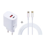 20-W-USB-C-/Typ-C- + USB-Anschlüsse Ladegerät mit 100-W-Typ-C-auf-8-Pin-Schnellladekabel, 1 m Typ-C-auf-8-Pin, UK-Stecker, 1 m Typ-C-auf-8-Pin, US-Stecker, 1 m Typ-C-auf-8-Pin, EU-Stecker, 2 m Typ-C-auf-8-Pin, UK-Stecker, 2 m Typ-C-auf-8-Pin, US-Stecker