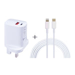 20-W-USB-C-/Typ-C- + USB-Anschlüsse Ladegerät mit 100-W-Typ-C-auf-8-Pin-Schnellladekabel, 1 m Typ-C-auf-8-Pin, UK-Stecker, 1 m Typ-C-auf-8-Pin, US-Stecker, 1 m Typ-C-auf-8-Pin, EU-Stecker, 2 m Typ-C-auf-8-Pin, UK-Stecker, 2 m Typ-C-auf-8-Pin, US-Stecker