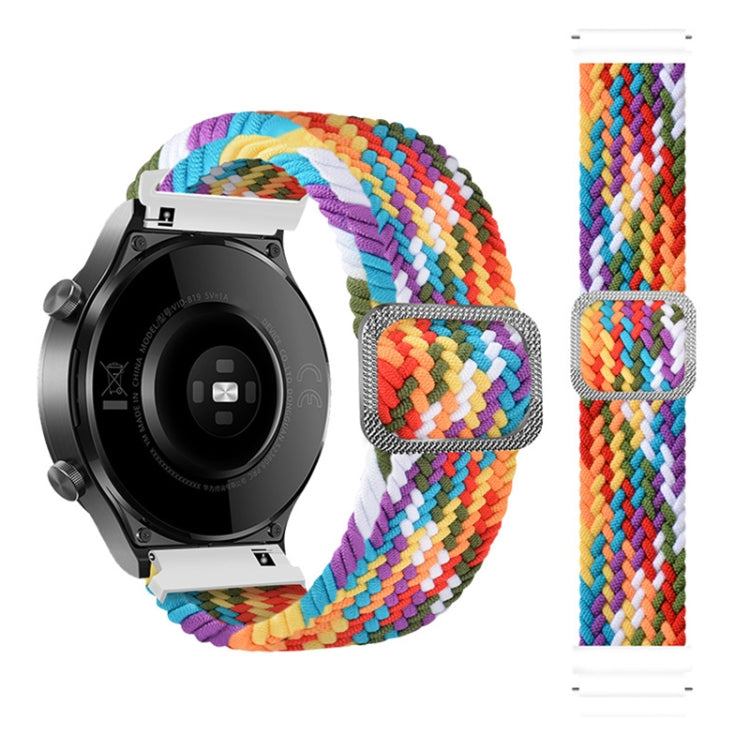 Verstellbares geflochtenes Nylon-Elastik-Ersatzarmband, für Samsung Galaxy Watch Active2 40 mm, für Samsung Galaxy Watch Active, für Samsung Galaxy Watch Active2 44 mm