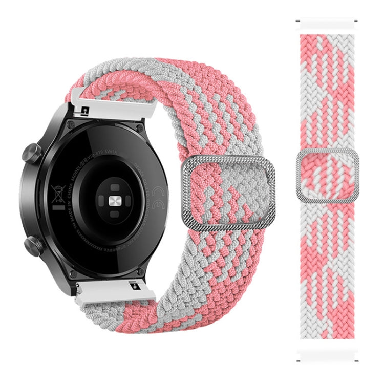 Verstellbares geflochtenes Nylon-Elastik-Ersatzarmband, für Samsung Galaxy Watch Active2 40 mm, für Samsung Galaxy Watch Active, für Samsung Galaxy Watch Active2 44 mm