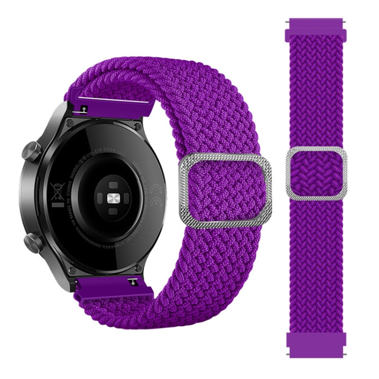 Verstellbares geflochtenes Nylon-Elastik-Ersatzarmband, für Samsung Galaxy Watch Active2 40 mm, für Samsung Galaxy Watch Active, für Samsung Galaxy Watch Active2 44 mm