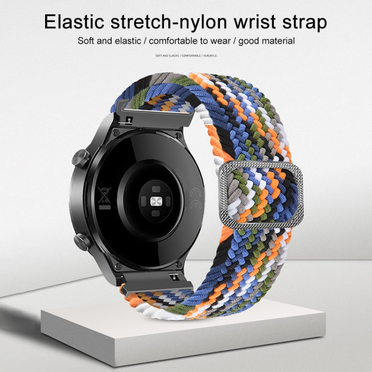 Verstellbares Uhrenarmband aus geflochtenem Nylon mit Elastizität, für Samsung Galaxy Watch 42mm, für Samsung Galaxy Watch 46mm, für Samsung Galaxy Watch 3 41mm