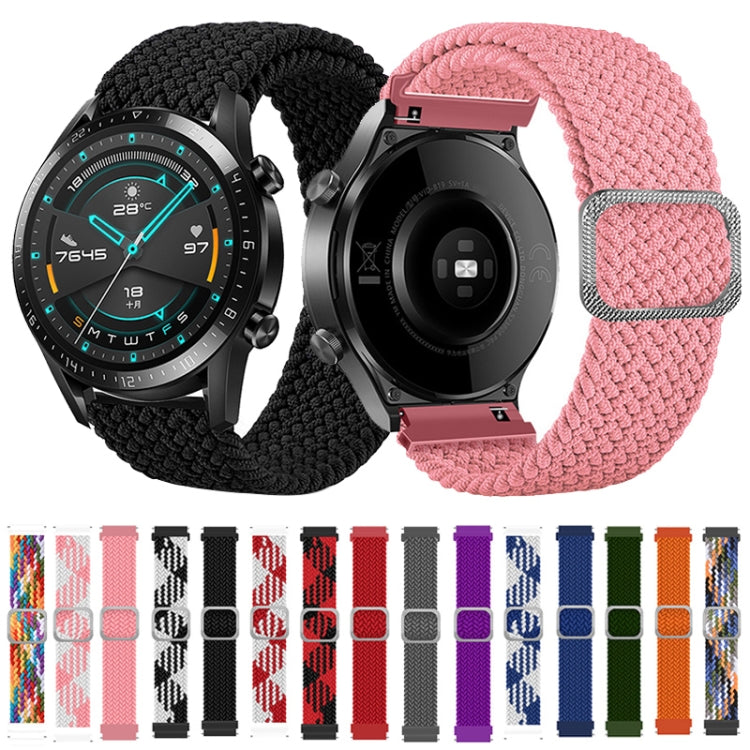 Verstellbares Uhrenarmband aus geflochtenem Nylon mit Elastizität, für Samsung Galaxy Watch 42mm, für Samsung Galaxy Watch 46mm, für Samsung Galaxy Watch 3 41mm