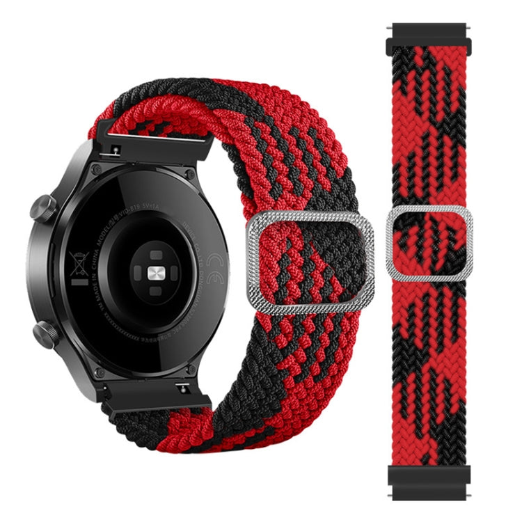 Verstellbares Uhrenarmband aus geflochtenem Nylon mit Elastizität, für Samsung Galaxy Watch 42mm, für Samsung Galaxy Watch 46mm, für Samsung Galaxy Watch 3 41mm