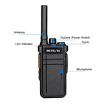 RETEVIS RB637 EU Frequenz PMR446 16 Kanäle Lizenzfreies Handfunkgerät mit Bluetooth, RB637