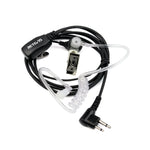 RETEVIS C9025 M 2 Pin PTT Luftschallschlauch Lärmreduzierung Verdecktes Akustik-Ohrhörer-Mikrofon, C9025