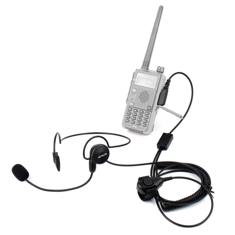 RETEVIS K-C2F 2-Pin PTT Finger-Ohrhörer Mikrofon für H-777/RT-5R/ 888s/UV5R, K-C2F
