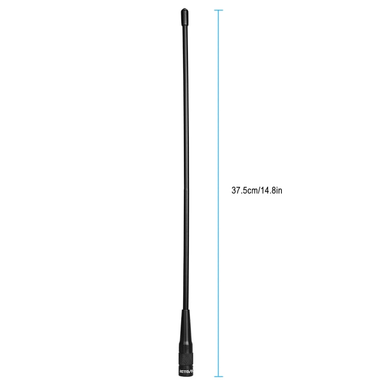 RETEVIS RHD-771 136-174+400-480MHz SMA-M Dualband-Antenne für RT1/RT2/RT3 TYT MD-380/UV8000D, RHD-771 SMA-M