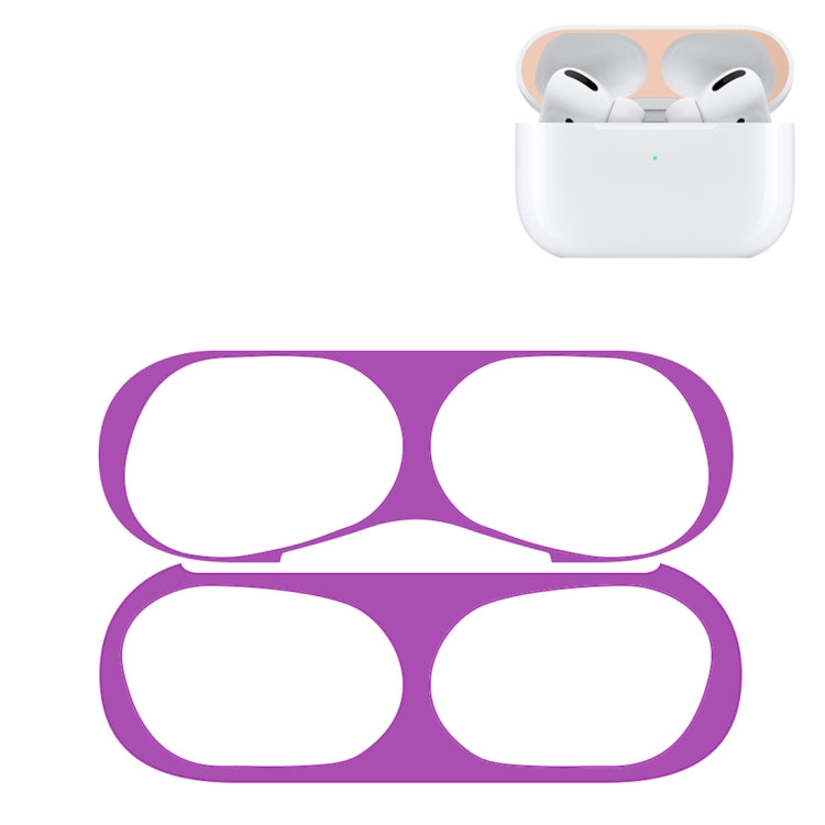 Für Apple AirPods Pro kabellose Kopfhörer Schutzhülle Metall-Schutzaufkleber, Für Apple AirPods Pro
