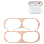 Für Apple AirPods Pro kabellose Kopfhörer Schutzhülle Metall-Schutzaufkleber, Für Apple AirPods Pro