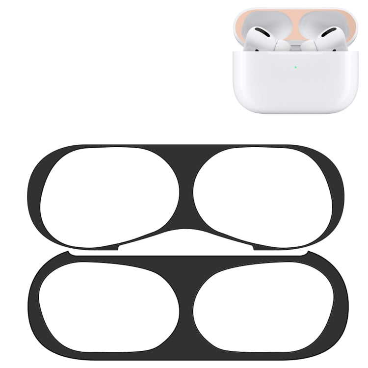 Für Apple AirPods Pro kabellose Kopfhörer Schutzhülle Metall-Schutzaufkleber, Für Apple AirPods Pro