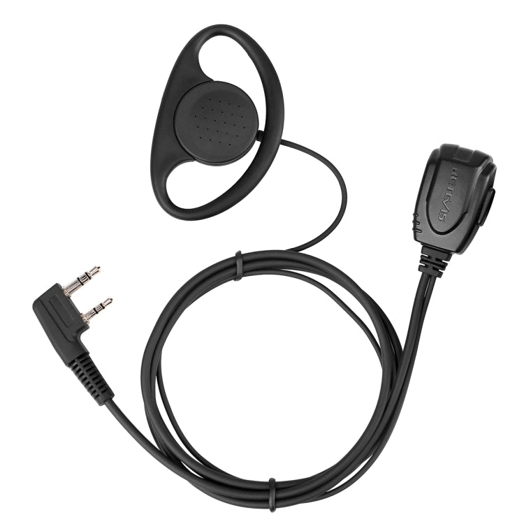 RETEVIS RE-3224 K 2-Pin D-Typ Ohrbügel Ohrhörer Mikrofon für H777/RT21/RT22/RT24/RT1/RT3/RT81, RE-3224