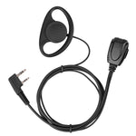 RETEVIS RE-3224 K 2-Pin D-Typ Ohrbügel Ohrhörer Mikrofon für H777/RT21/RT22/RT24/RT1/RT3/RT81, RE-3224