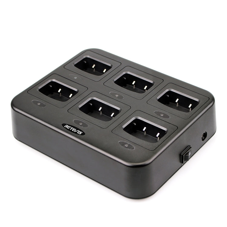 RETEVIS RTC777 Sechsfach Walkie Talkie Ladegerät für Retevis H777, RTC777 AU Stecker, RTC777 US Stecker, RTC777 EU Stecker, RTC777 UK Stecker