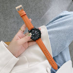 Genähtes Uhrenarmband aus Litschi-Textur-Leder, Ersatzarmband für Samsung Galaxy Watch 42mm, für Samsung Galaxy Watch 46mm, für Samsung Galaxy Watch 3 41mm, für Samsung Galaxy Watch 3 45mm, für Samsung Galaxy Watch Active2 40mm