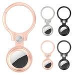 Shockproof Anti-scratch Full Metal Case Cover with Keychain Ring Loop, For AirTag