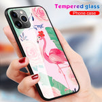 Colorful Painted Glass Case, For iPhone 11, For iPhone 11 Pro, For iPhone 11 Pro Max
