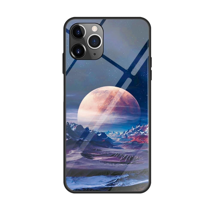 Colorful Painted Glass Case, For iPhone 11, For iPhone 11 Pro, For iPhone 11 Pro Max