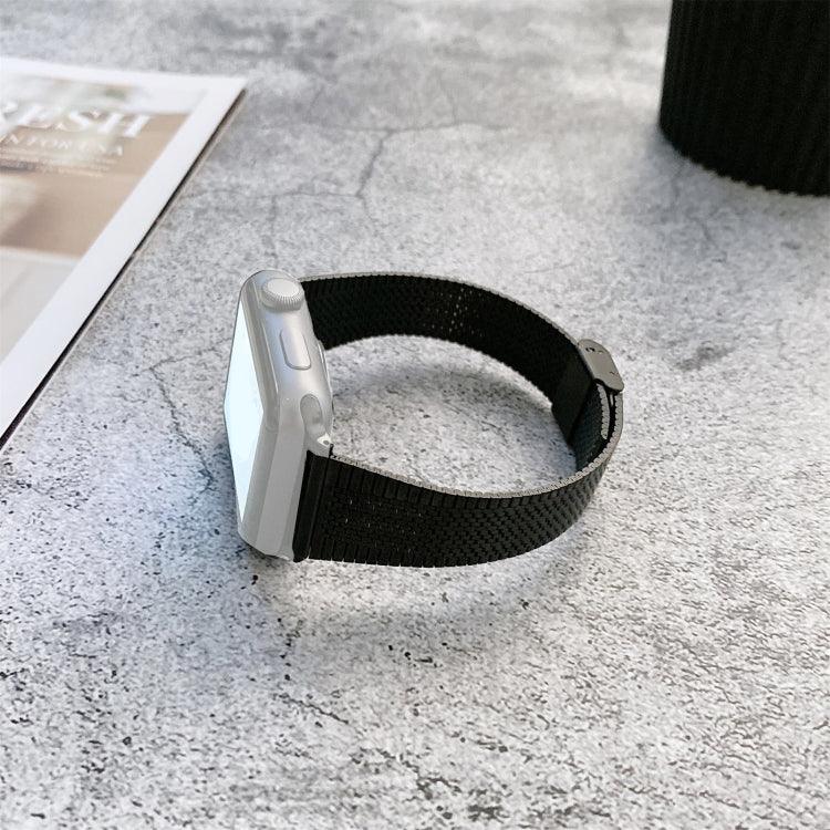 Edelstahl-Ersatzarmband mit Dornschließe, passend für Apple Watch Series 7 (41 mm), 6, SE, 5 und 4 (40 mm) sowie für Apple Watch Series 7 (45 mm), 6, SE, 5 und 4 (44 mm).