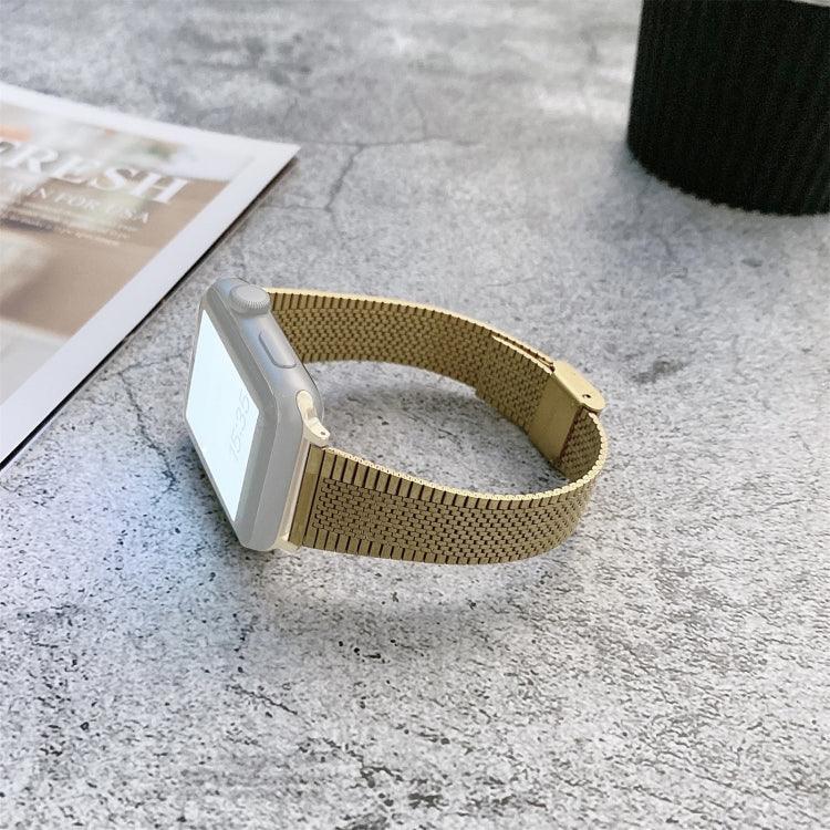 Edelstahl-Ersatzarmband mit Dornschließe, passend für Apple Watch Series 7 (41 mm), 6, SE, 5 und 4 (40 mm) sowie für Apple Watch Series 7 (45 mm), 6, SE, 5 und 4 (44 mm).