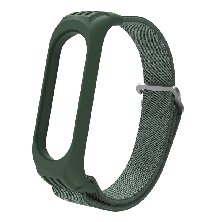 For Xiaomi Mi Band 6 / 5 / 4 / 3 9-shaped Buckle Twill Replacement Strap Watchband