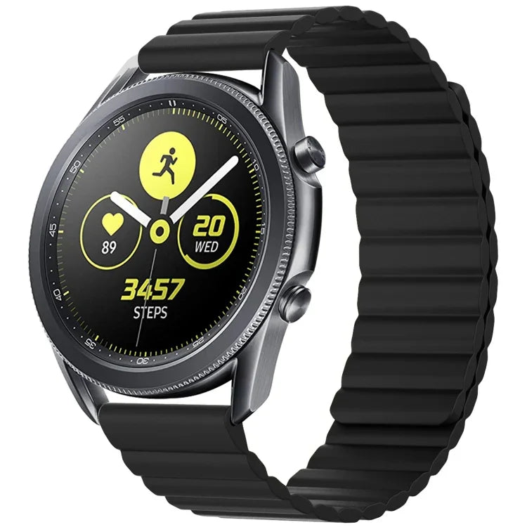 Universelles magnetisches Silikon-Ersatzarmband, 20 mm, 22 mm, 20 mm für Samsung Smartwatch, 22 mm für Samsung Smartwatch