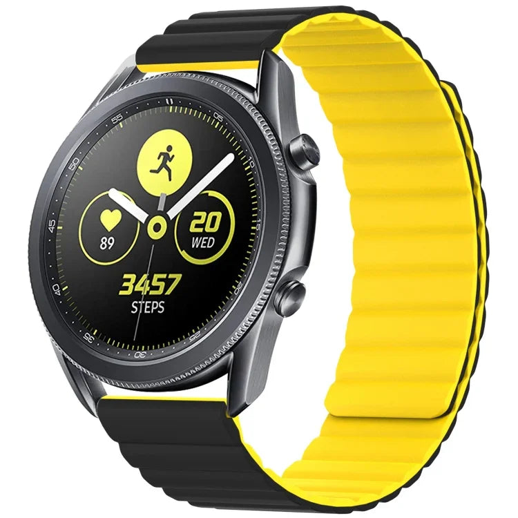 Universelles magnetisches Silikon-Ersatzarmband, 20 mm, 22 mm, 20 mm für Samsung Smartwatch, 22 mm für Samsung Smartwatch