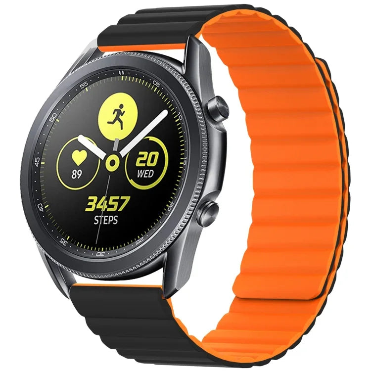 Universelles magnetisches Silikon-Ersatzarmband, 20 mm, 22 mm, 20 mm für Samsung Smartwatch, 22 mm für Samsung Smartwatch
