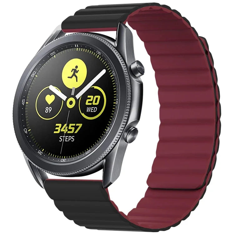 Universelles magnetisches Silikon-Ersatzarmband, 20 mm, 22 mm, 20 mm für Samsung Smartwatch, 22 mm für Samsung Smartwatch