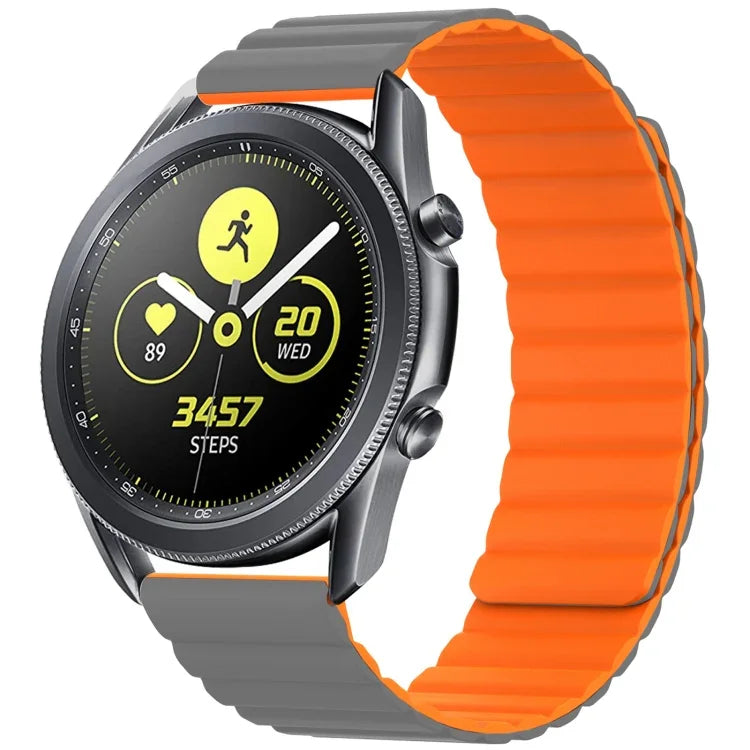Universelles magnetisches Silikon-Ersatzarmband, 20 mm, 22 mm, 20 mm für Samsung Smartwatch, 22 mm für Samsung Smartwatch