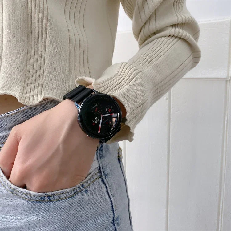 Universelles magnetisches Silikon-Ersatzarmband, 20 mm, 22 mm, 20 mm für Samsung Smartwatch, 22 mm für Samsung Smartwatch
