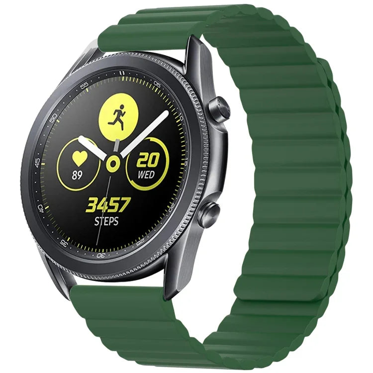 Universelles magnetisches Silikon-Ersatzarmband, 20 mm, 22 mm, 20 mm für Samsung Smartwatch, 22 mm für Samsung Smartwatch