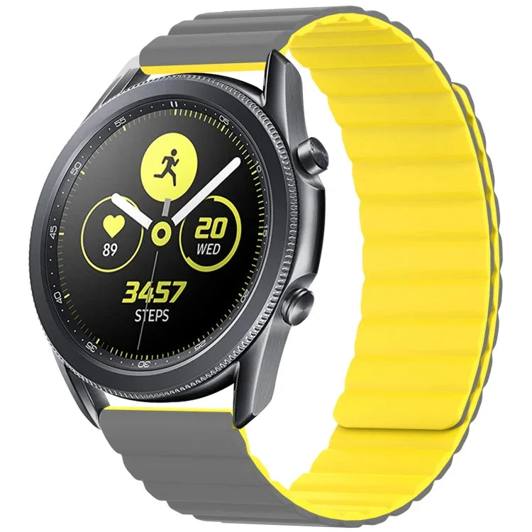 Universelles magnetisches Silikon-Ersatzarmband, 20 mm, 22 mm, 20 mm für Samsung Smartwatch, 22 mm für Samsung Smartwatch
