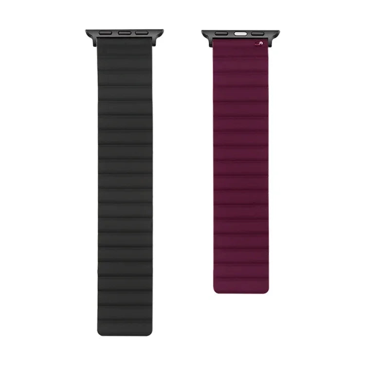 Magnetisches Silikon-Ersatzarmband für Apple Watch Series 7 (41 mm), Series 6, SE, Series 5 und Series 4 (40 mm) sowie Series 7 (45 mm), Series 6, SE, Series 5 und Series 4 (44 mm).