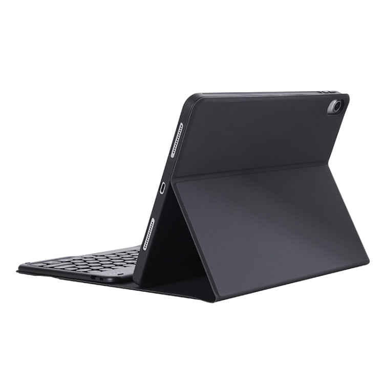 Y-C11B 2021 Abnehmbare Bonbonfarbene Hautstruktur Rundtasten Bluetooth Tastatur Lederhülle mit Stifthalter & Ständer, Für iPad Pro 11 2021 / Air4 / Air5 / Pro 11