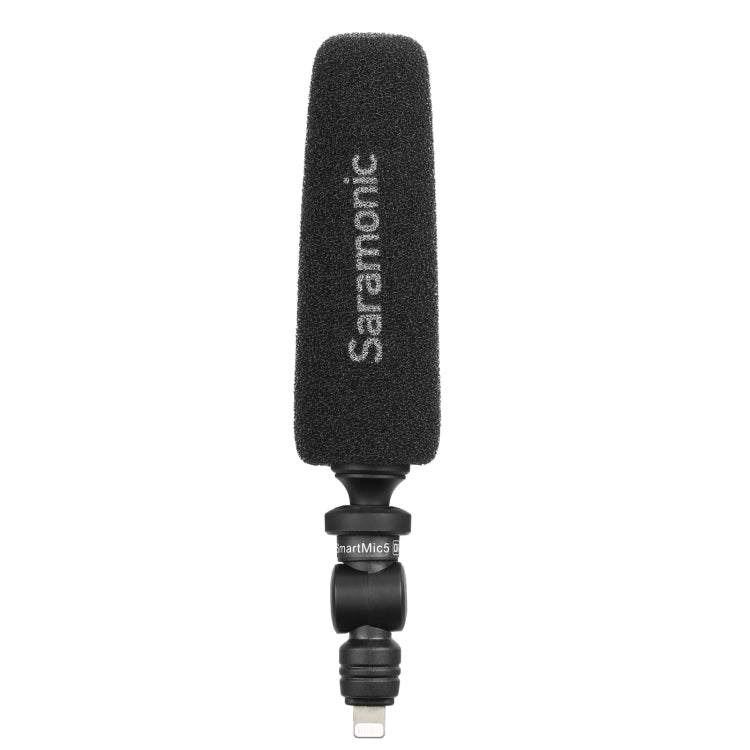 Saramonic SmartMic5 Di Superlanger Unidirektionaler Mikrofon für 8-Pin Schnittstellen Geräte, SmartMic5 Di