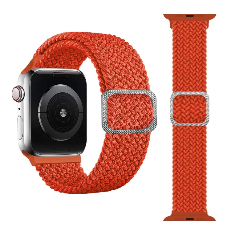 Geflochtenes Elastisches Schnallenarmband für Apple Watch Series 9&8&7 41mm / SE 3&SE 2&6&SE&5&4 40mm / 3&2&1 38mm (Regenbogenfarbe), Für Apple Watch Series 8&7 41mm / SE 2&6&SE&5&4 40mm / 3&2&1 38mm