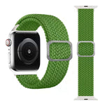 Geflochtenes Elastisches Schnallenarmband für Apple Watch Series 9&8&7 41mm / SE 3&SE 2&6&SE&5&4 40mm / 3&2&1 38mm (Regenbogenfarbe), Für Apple Watch Series 8&7 41mm / SE 2&6&SE&5&4 40mm / 3&2&1 38mm