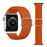 Geflochtenes Elastisches Schnallenarmband für Apple Watch Series 9&8&7 41mm / SE 3&SE 2&6&SE&5&4 40mm / 3&2&1 38mm (Regenbogenfarbe), Für Apple Watch Series 8&7 41mm / SE 2&6&SE&5&4 40mm / 3&2&1 38mm