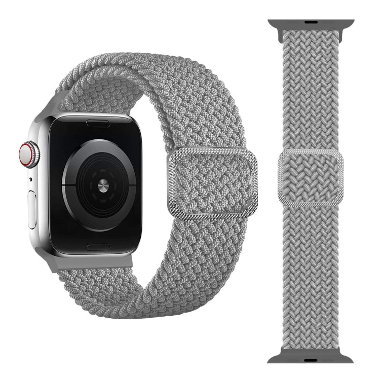 Geflochtenes Elastisches Schnallenarmband für Apple Watch Series 9&8&7 41mm / SE 3&SE 2&6&SE&5&4 40mm / 3&2&1 38mm (Regenbogenfarbe), Für Apple Watch Series 8&7 41mm / SE 2&6&SE&5&4 40mm / 3&2&1 38mm