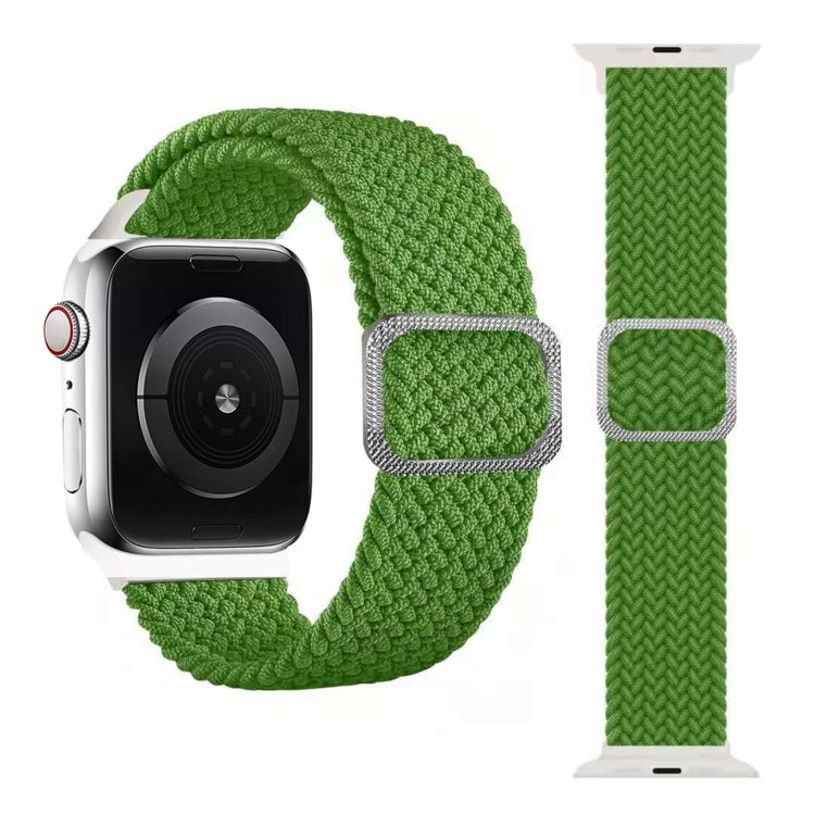 Geflochtenes Elastisches Schnallenarmband für Apple Watch Series 9&8&7 41mm / SE 3&SE 2&6&SE&5&4 40mm / 3&2&1 38mm (Regenbogenfarbe), Für Apple Watch Series 8&7 41mm / SE 2&6&SE&5&4 40mm / 3&2&1 38mm