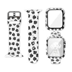 Silikon-Druck integriertes Ersatz-Uhrengehäuse-Armband, für Apple Watch Series 6 / 5 / 4 / Watch SE 44mm, für Apple Watch Series 6 / 5 / 4 / Watch SE 40mm, für Apple Watch Series 3 & 2 & 1 42mm