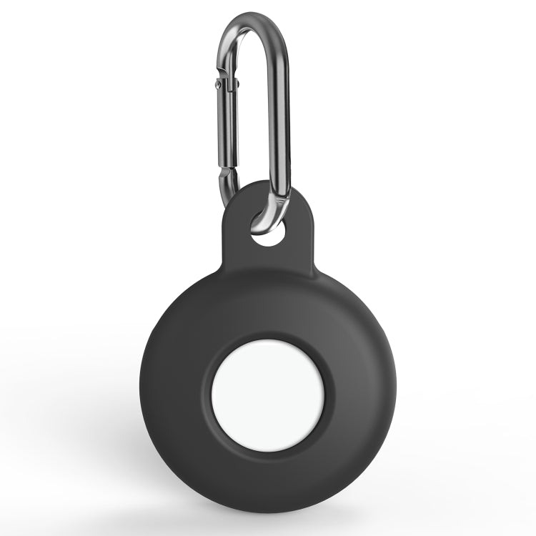 Kratzfeste Silikon Stoßfeste Schutzhülle mit Karabiner, für AirTag