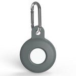 Anti-scratch Silicone Shockproof Protective Cover Case with Carabiner, For AirTag
