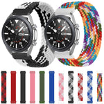 Für Samsung Galaxy Watch 42mm Verstellbares geflochtenes Nylon-Ersatzarmband, 125mm, 135mm, 145mm, 155mm