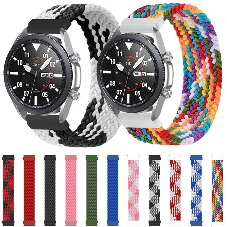 Für Samsung Galaxy Watch 42mm Verstellbares geflochtenes Nylon-Ersatzarmband, 125mm, 135mm, 145mm, 155mm